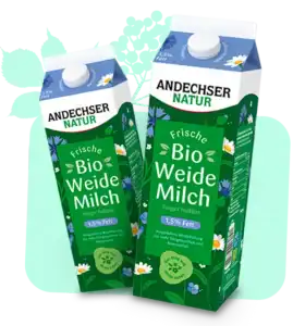 Frische Fettarme Bio-Weidemilch 1,5%