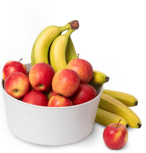 Apfel-Bananen-Korb